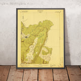 Old Map of Davis, West Virginia by USGS, 1918 – Thomas, Blackwater River & Canaan Valley