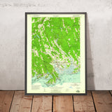 Old Map of Guilford, Connecticut by USGS, 1954 – Long Island Sound & Hammonasset State Park