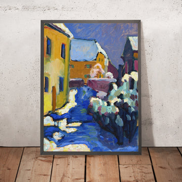 A framed image of 