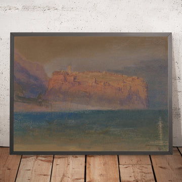 Una imagen enmarcada de Córcega de Turner, 1830