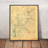 Old Map of Chestertown, Maryland by USGS, 1901 – Kent County, Chester River & Chesapeake Bay