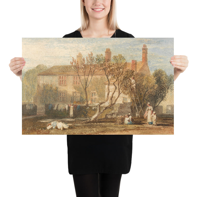 Steeton Manor House près de Farnley par Turner, 1815 