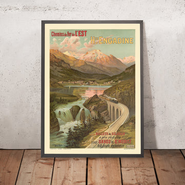 A framed image of 