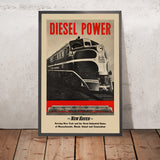 Reiseposter New Haven: Diesel-Power 