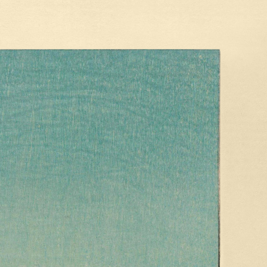 Sonnenuntergang bei Morigaseki von Hasui Kawase, 1935 