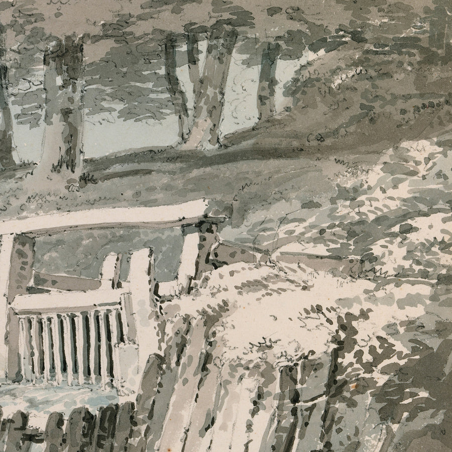 Sluice Gate, Netley Abbey, Hampshire by Turner 1794