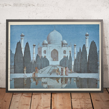 A framed image of 