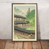Sakunami Onsen heiße Quelle in der Präfektur Miyagi von Hasui Kawase 1935 