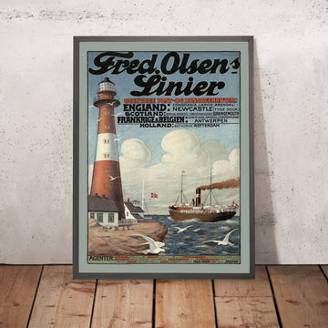 A framed image of 