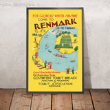 Cartel de viaje de Renmark: Para un glorioso sol de invierno 