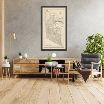 Old Parish Map of London by Graf & Soret, 1833: Marylebone, Regent&