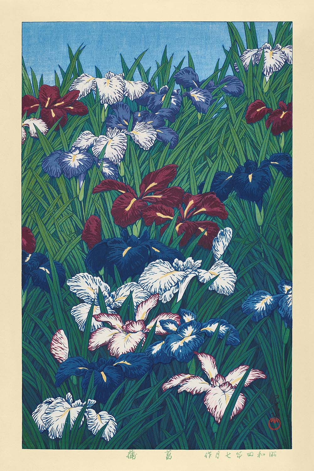 Iris von Hasui Kawase, 1935 