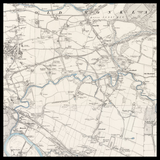 Mapa antiguo personalizado de Uddingston 