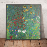 Giardino agricolo con girasoli di Gustav Klimt, 1907 