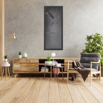 A framed image of 