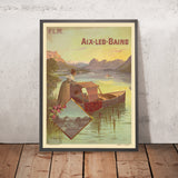 Aix-les-Bains Reiseplakat: P.L.M. von Frederic Hugo d’Alési, 1897 