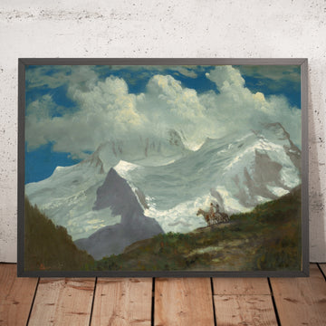 A framed image of 