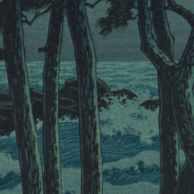 Hinomisaki Izumo de la série Souvenirs de voyages Troisième série de Hasui Kawase 1925