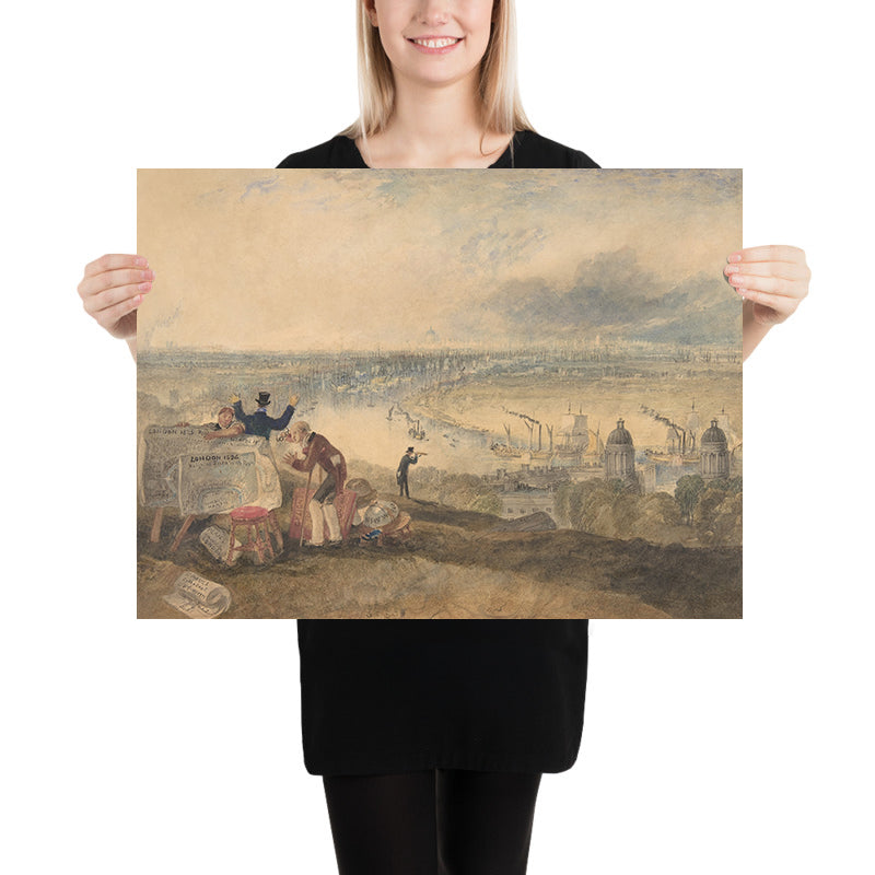 Vista di Londra da Greenwich di Turner, 1825 