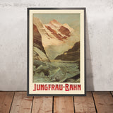 Jungfrau-Reiseposter: Jungfrau-Bahn von Anton Reckziegel, 1910 
