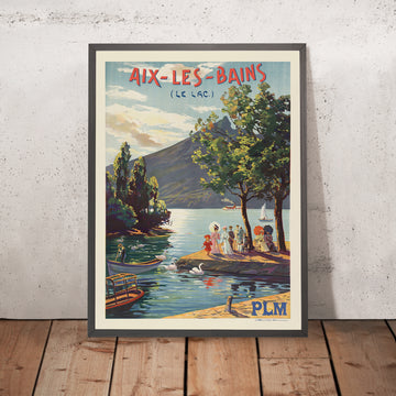 A framed image of 