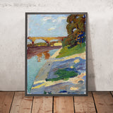 Munich – The Isar by Wassily Kandinsky, 1901