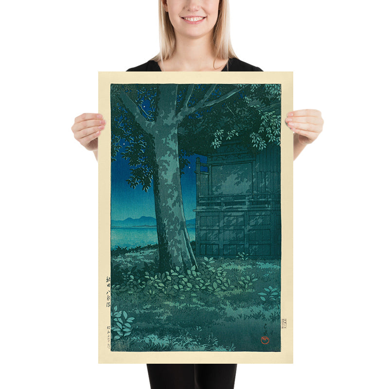 Hachirogata-See in Akita von Hasui Kawase, 1935 