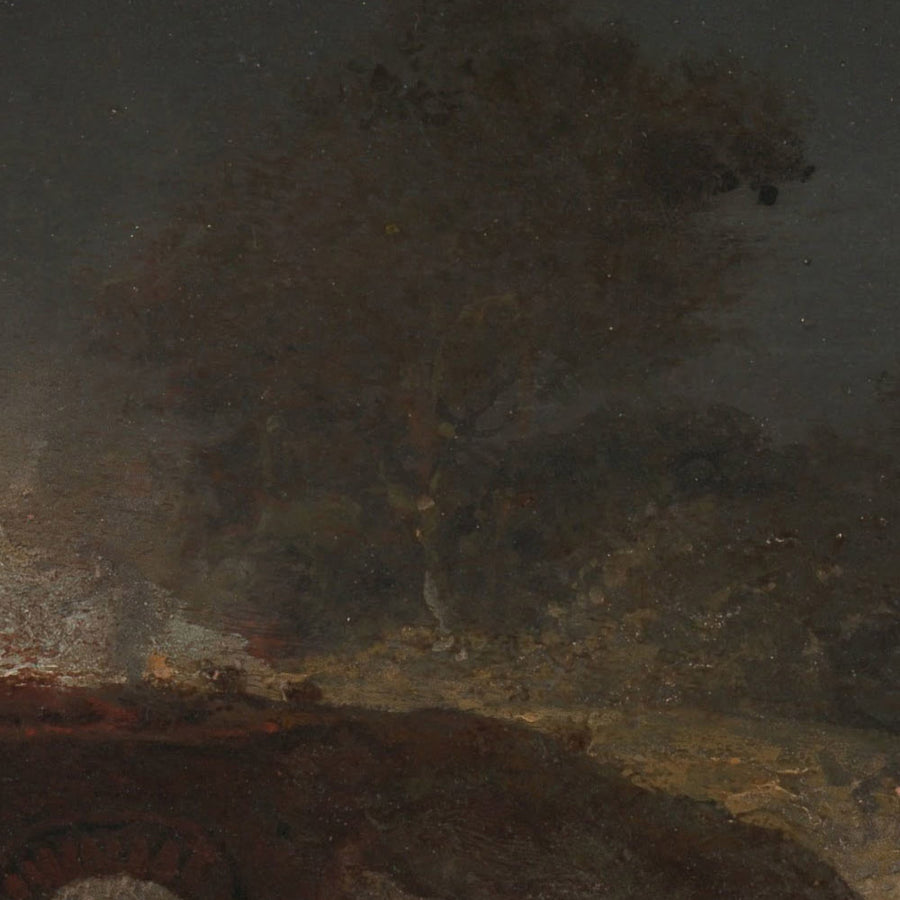 Limekiln at Coalbrookdale by Turner, 1797