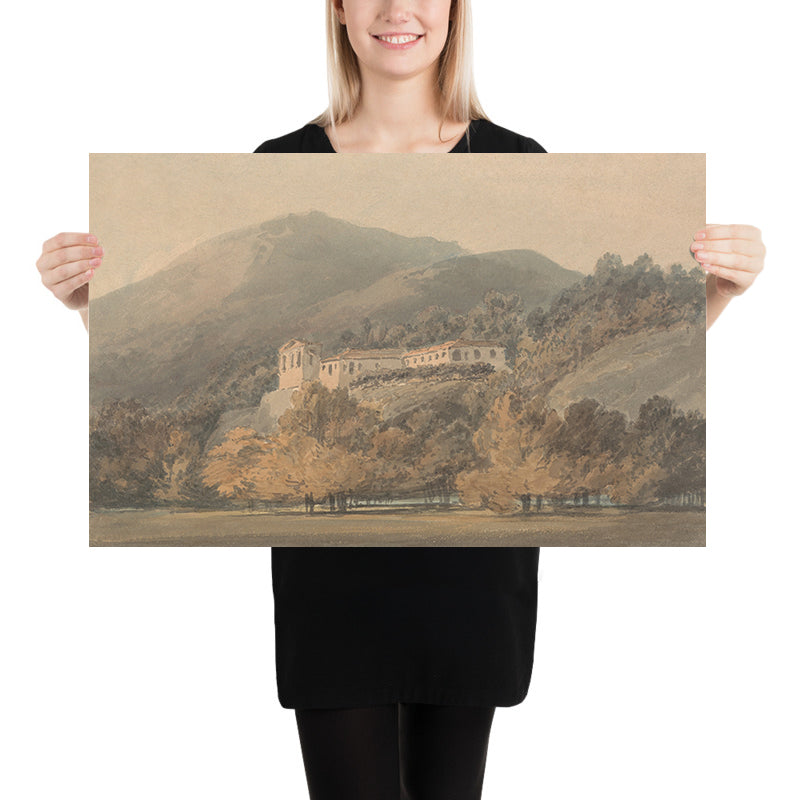 Santa Lucia, Un convento vicino a Caserta di Turner, 1795 