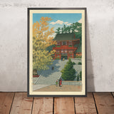 Santuario Tsuruoka Hachimangu a Kamakura di Hasui Kawase, 1935 