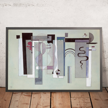 A framed image of 