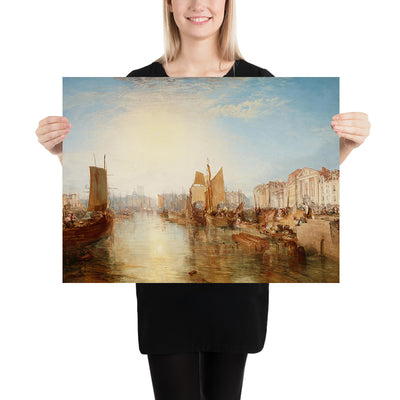 The Harbor of Dieppe by Turner, 1826