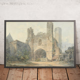 Saint Augustine’s Gate, Canterbury by Turner, 1793