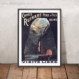 Reiseplakat Reims: Caves Ruinart Père et Fils von Louis Tauzin, 1914 