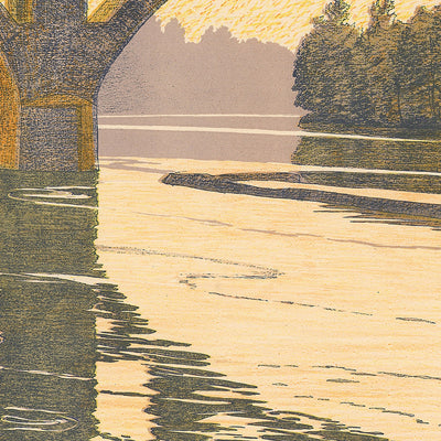 Zurich Travel Poster: Bremgarten-Dietikon-Bahn by Plinio Colombi, 1912