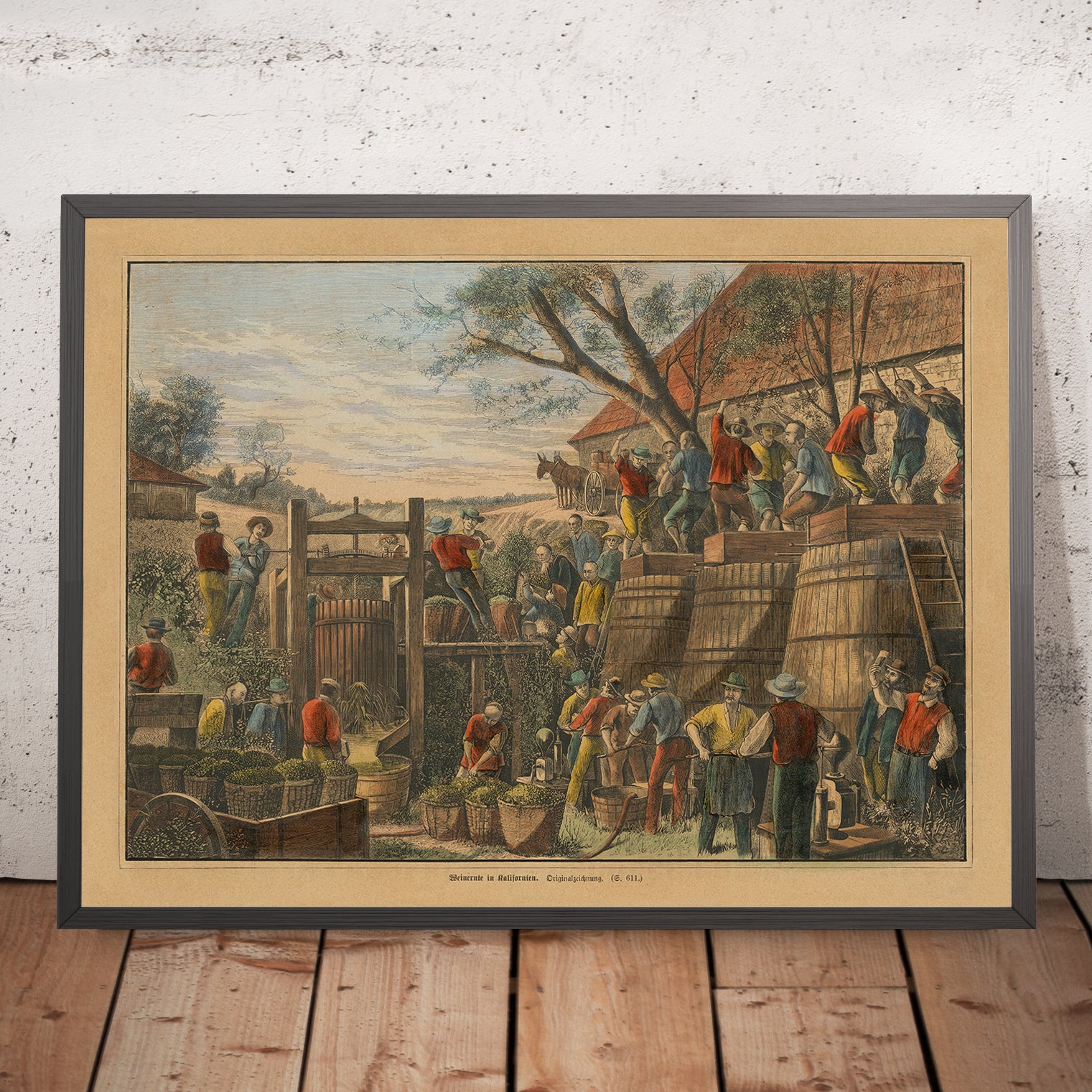 First California First California Wine Making Image by Harper's Weekly, 1878 – The ...