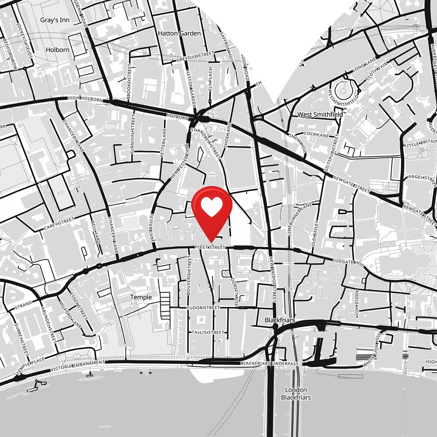 Mappa a Forma di Cuore: Regalo di Mappa Personalizzata Antica o Moderna 