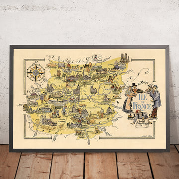 Antica mappa pittorica dell&