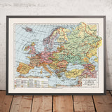 Mappa delle lingue europee antiche di Hickman, 1927: Grafico demografico e linguistico 