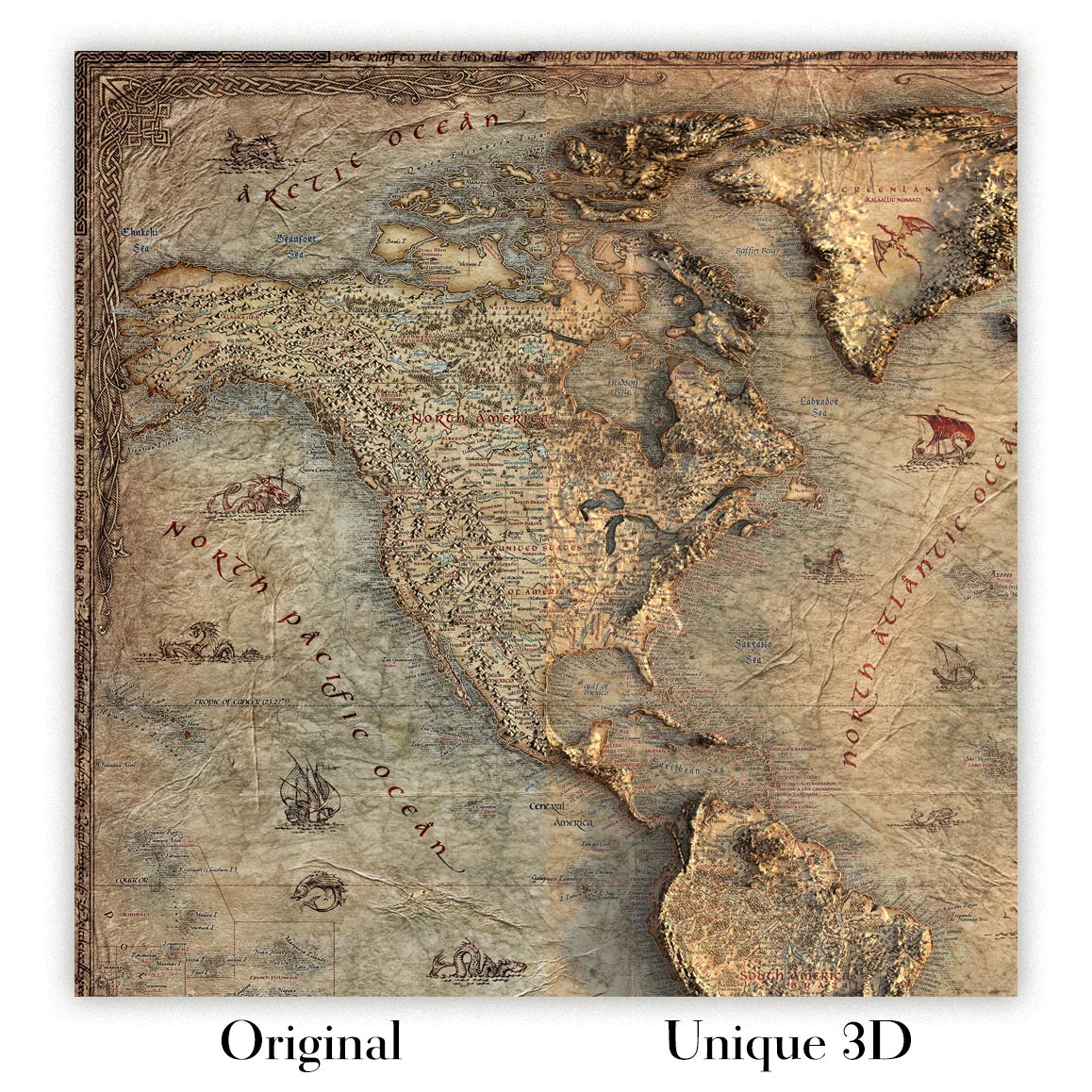 A "Typical Californian's" Map of the United States by E. Chase, 1940 - Unofficial Distorted West vs. East USA