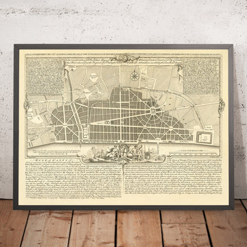 Old Map of London, &