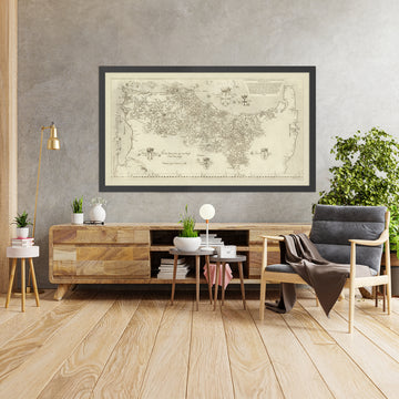 Rara mappa antica del Portogallo di Seco, 1562: Lisbona, Porto, Coimbra, Algarve, Azzorre 