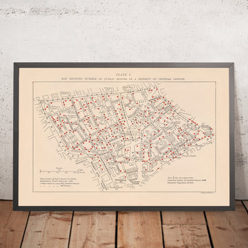 Mappa dei pub di Old London, 1889: Soho vittoriano, Covent Garden, Seven Dials, West End 