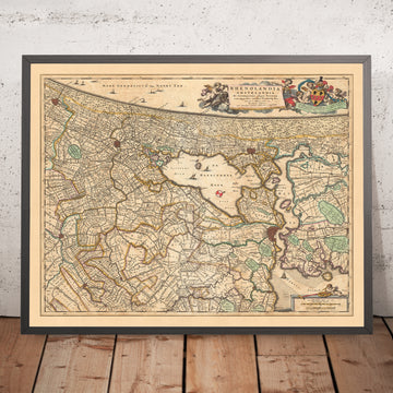 Ancienne carte du Rijnland et de l&