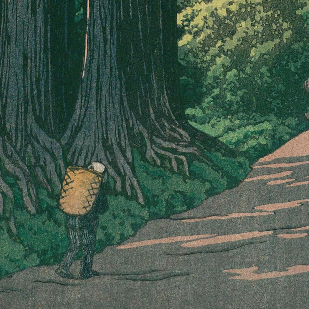 The Road to Nikko by Hasui Kawase, 1935 – The Unique Maps Co.