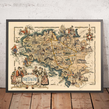 Mapa de Ruta Personalizado: Mapa de Viaje por Carretera o de Senderismo Personalizado 