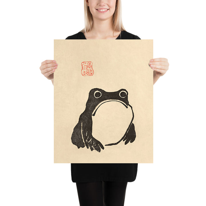 Loji様 Matsumoto Hoji Frog Set of 3 Prints, Japanese Woodblock Wall Art