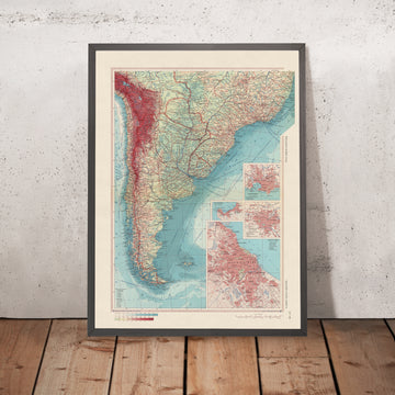 Mappa antica del sud dell&