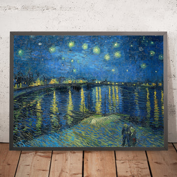 Nuit étoilée sur le Rhône de Vincent van Gogh, 1888