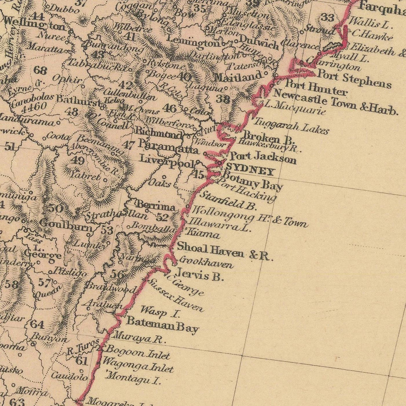 Rare Large Colonial Map of Australia by Stanford, 1859: Large NSW, Tasmania